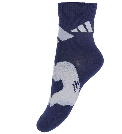 adidas Performance Socks - 3-Pack - LK DY MM - Owhite/Wonblu/D