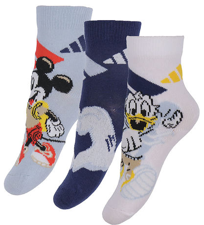 adidas Performance Socks - 3-Pack - LK DY MM - Owhite/Wonblu/D