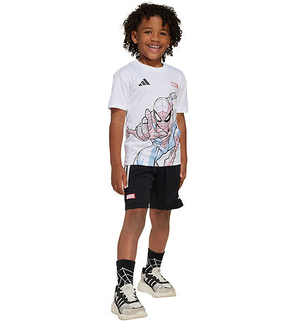 adidas Performance Set - T-shirt/Shorts - LK MRVL SM TSET - Whit