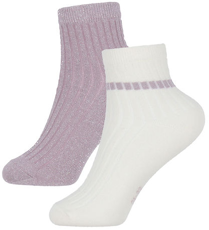 Name It Socken - 2er-Pack - NkfTimine - Elderberry/Cloud Tänzer