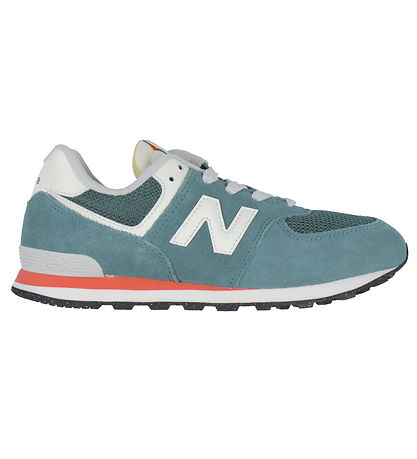 New Balance Skór - 574 - Nýtt Spruce/Blast Red