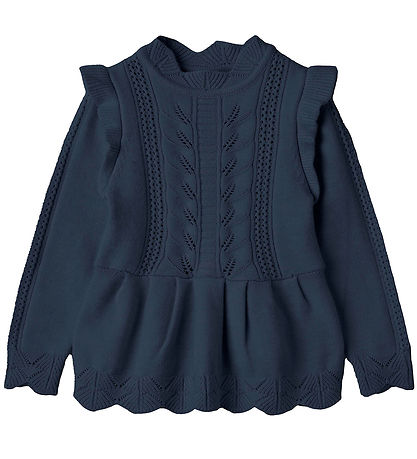 Fliink Blússa - Prjónað - Alilly Peplum - Insignia Blue