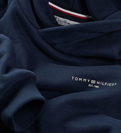 Tommy Hilfiger Hettupeysa - Dark Nótt Dökkblátt