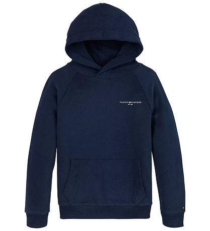 Tommy Hilfiger Hettupeysa - Dark Nótt Dökkblátt