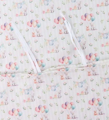 Nørgaard Madsens Bedding - Baby - White w. Colorful Balloons