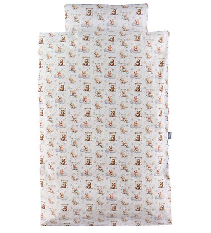 Nørgaard Madsens Bedding - Baby - White w. Soft Toy On Swing