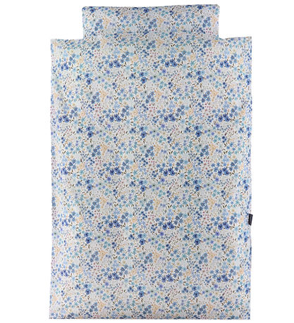 Nørgaard Madsens Sängkläder - Vuxen - Vit m. Blå blommor