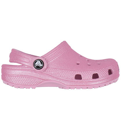 Crocs Sandaalit - Classic Glitter Clog T - Vaaleanpunainen Tweed