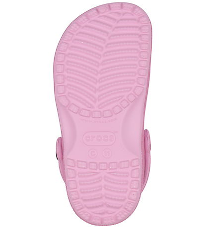Crocs Sandalar - Classic+ Glitter Clog K - Bleikt Tweed Glitter
