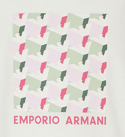 Emporio Armani T-shirt - Off White w. Print