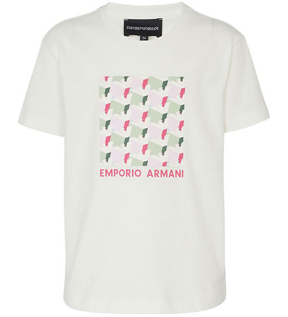 Emporio Armani T-shirt - Off White w. Print