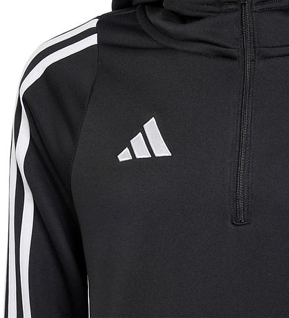 adidas Performance Kapuzenpullover - Tiro24 TRHOODY - Schwarz/We