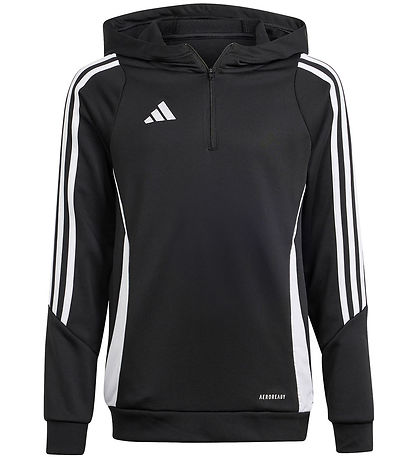 adidas Performance Kapuzenpullover - Tiro24 TRHOODY - Schwarz/We