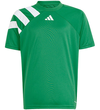 adidas Performance Stuttermabolur - FORTORE23 JSY Y - TEAGRN/Whi