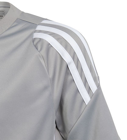 adidas Performance Stuttermabolur - Tiro24 JSYY - TMMDGR/White