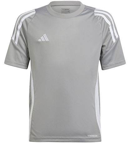 adidas Performance Stuttermabolur - Tiro24 JSYY - TMMDGR/White