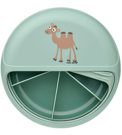 Carl Oscar Nestisbox - MiniDisc - 12 cm - Grænt M. Camel