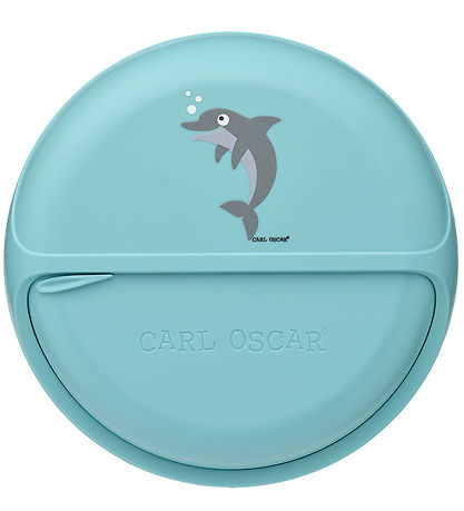 Carl Oscar Snackbox - MiniDisc - 12 cm - Blau m. Delphin