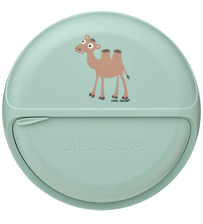 Carl Oscar Nestisbox - Snarldiskur - 15 cm - Grænt M. Camel