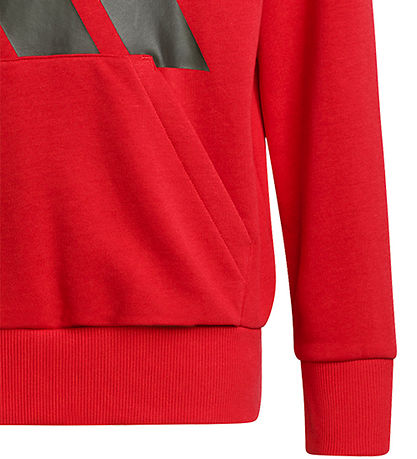 adidas Performance Hoodie - J BL FT HD 280 - Purrub/Black