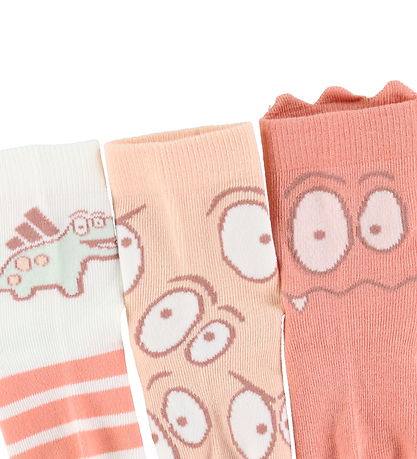 adidas Performance Socks - 3-Pack - LK Adrpt - Powcor/Owhite/W