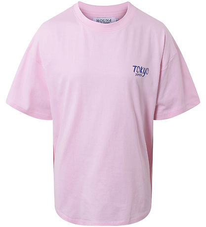 Hound Stuttermabolur - Oversized - Light Pink