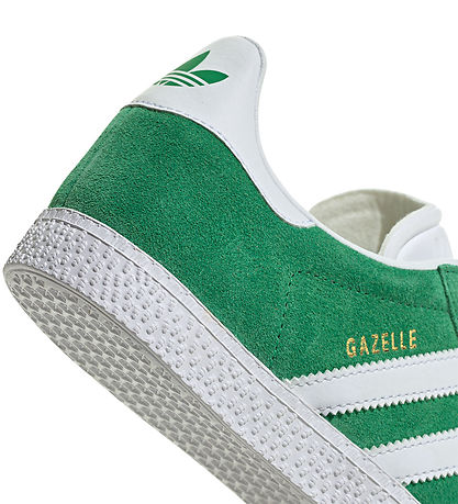 adidas Originals Shoes - Gazelle J - Green/Ftwwht/Goldmt