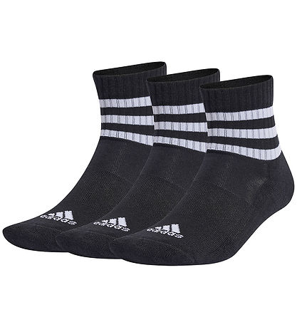 adidas Performance Socks - 3-Pack - 3S C SPW Mid - Black/White