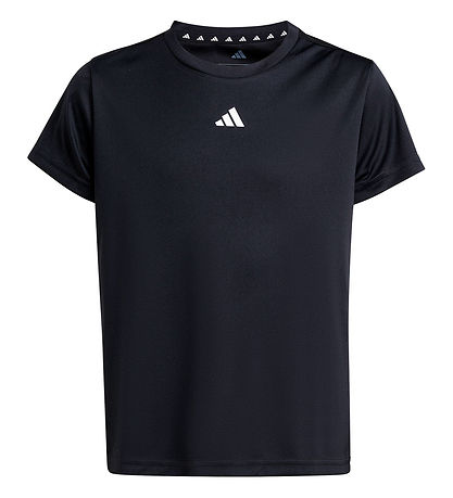 adidas Performance Stuttermabolur - JG TR-ES T - Black/White