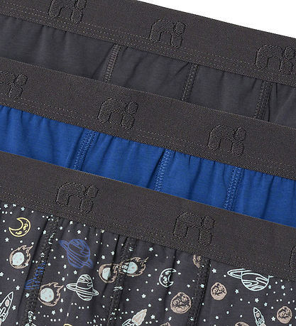 Boxers Name It - 3 Pack - Noos - NkmBoxer - Forgé Iron/Spac