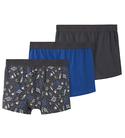 Boxers Name It - 3 Pack - Noos - NkmBoxer - Forgé Iron/Spac