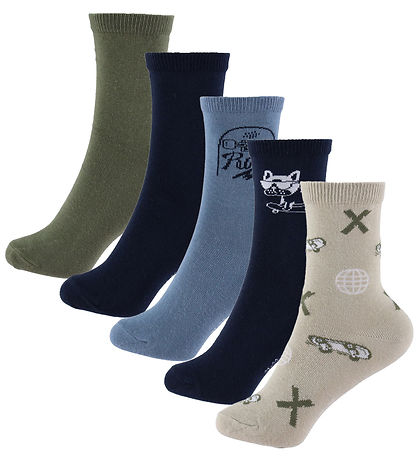Name It Socks - 5-Pack - NkmVax - Dark Sapphire