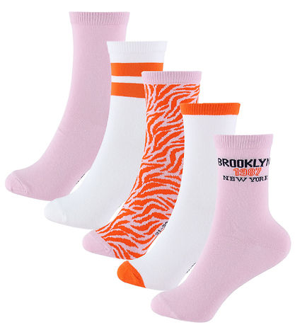 Name It Socks - 5-Pack - NkmVilde - Winsome Orchid