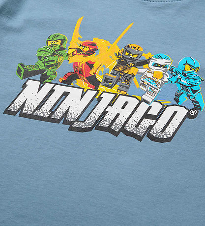 LEGO® Ninjago Stuttermabolur - LWTaffy - Rykugt Blár