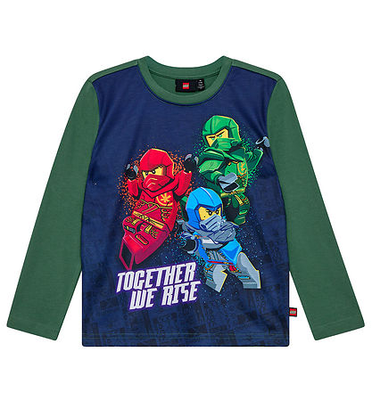 LEGO® Ninjago Bluse - LWTaffy - Grün/Navy m. Print