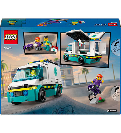 LEGO® City - Emergency Ambulance60451 - 184 Partar