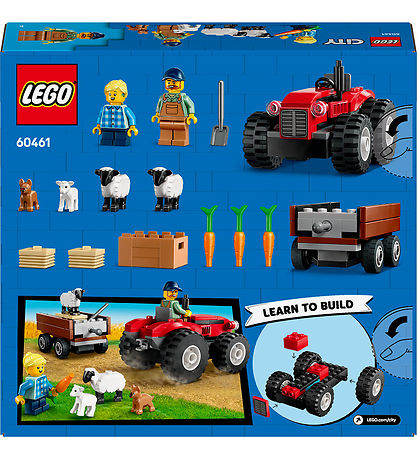 LEGO® City - Red Farm Tractor with Trailer & Sheep 60461 - 116 P