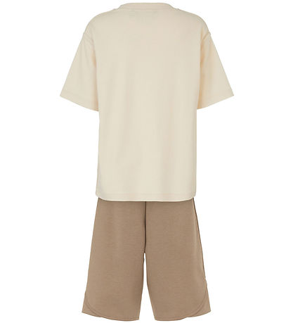 Emporio Armani T-shirt/Shorts - Sandshell/Roasted Cashew