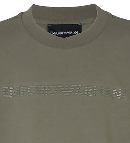 Emporio Armani Stuttermabolur - Mulled basil M. Lógó