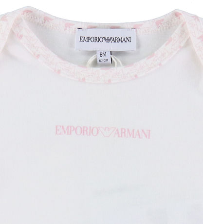 Emporio Armani Body k/æ - 2er-Pack - Weiß/Rosa m. Logos