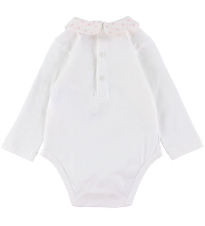 Emporio Armani Strampler/Body L/æ - Weiß/Rosa m. Log