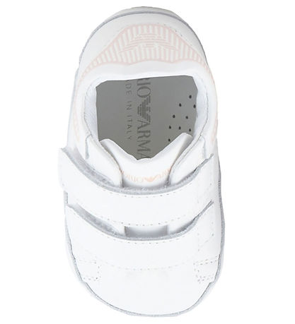 Chaussures en cuir à semelle souple Emporio Armani - Blanc av. R