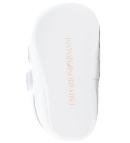 Chaussures en cuir à semelle souple Emporio Armani - Blanc av. R
