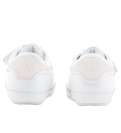 Chaussures en cuir à semelle souple Emporio Armani - Blanc av. R