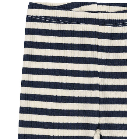 The New Siblings Leggings - Rib - TnstFro - Mood Indigo Striped