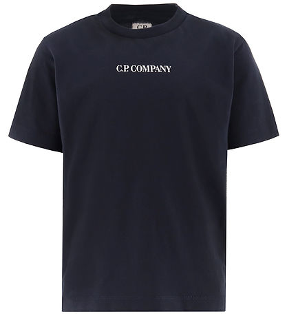 C.P. Company Stuttermabolur - Total Eclipse Blue
