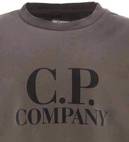 C.P. Company Stuttermabolur - M eyðimörk grár M. Svart