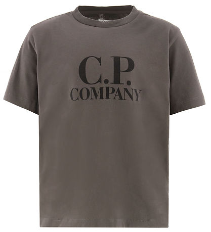 C.P. Company Stuttermabolur - M eyðimörk grár M. Svart