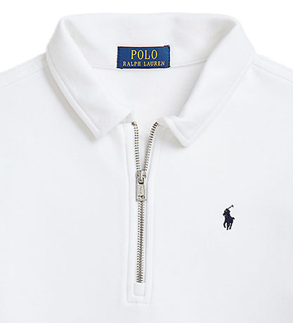 Polo Ralph Lauren Sweatshirt w. Zipper - White