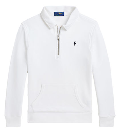 Polo Ralph Lauren Sweatshirt w. Zipper - White